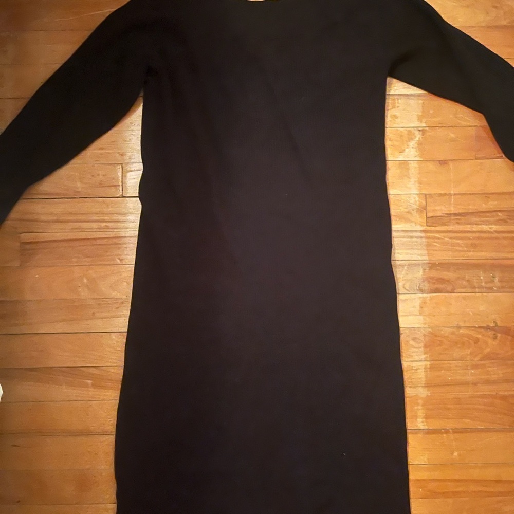 Dynamite Classic Black Long Sleeve Dress